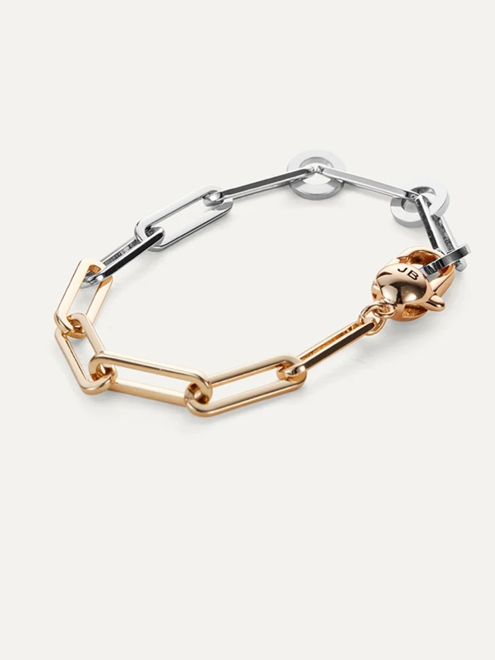 Jenny Bird Andi Two Tone Paperclip Bracelet